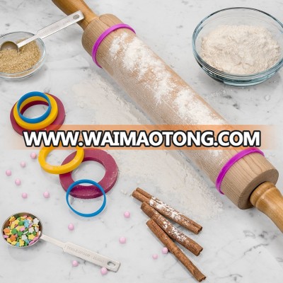 Adjustable Silicone Rolling Pin Rings For Family Party